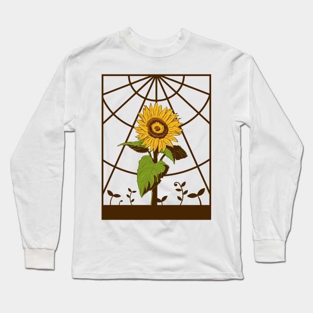 SUNFLOWER Long Sleeve T-Shirt by Drek uwu